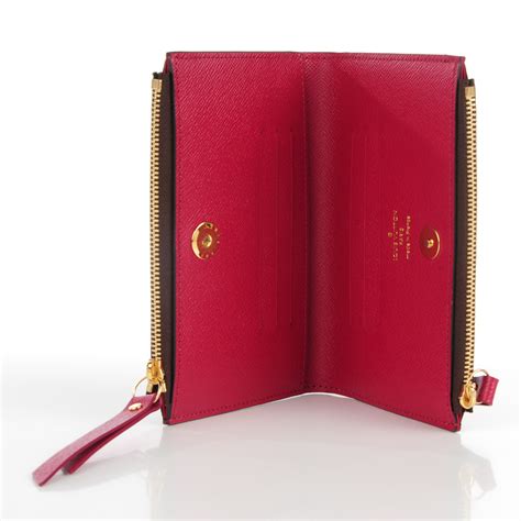 LOUIS VUITTON Monogram Adele Compact Wallet Fuchsia